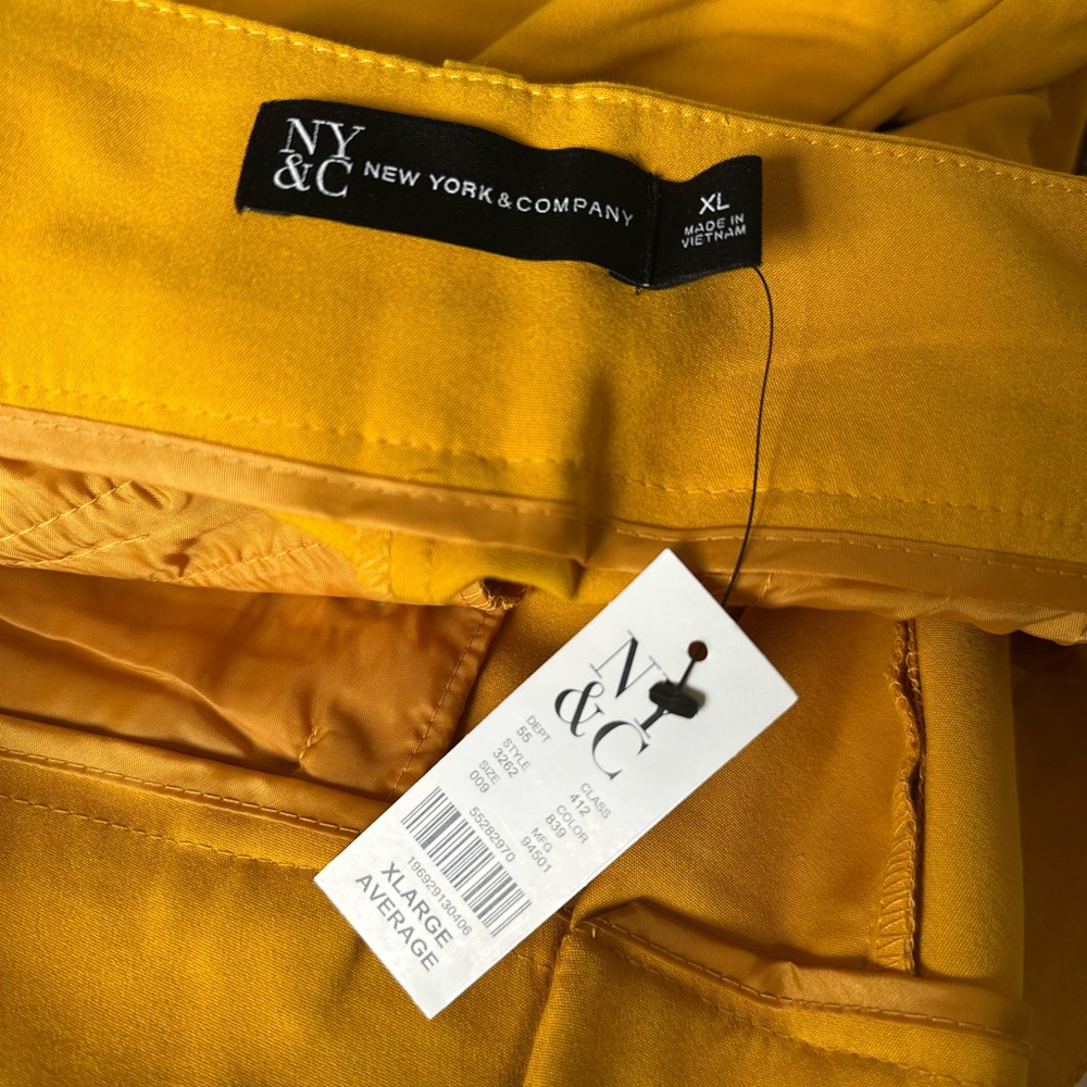 New York & Company Yellow Pants